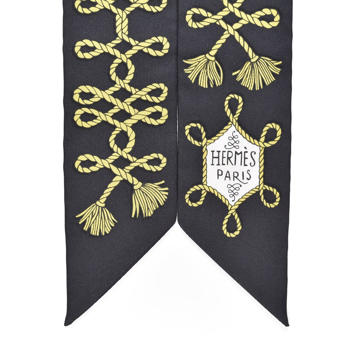 Silk Galons Et Brandebourg Twilly Black Gold White