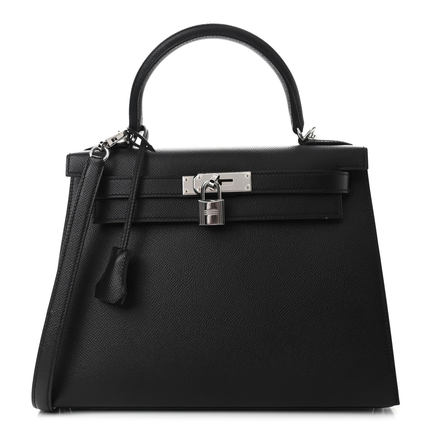 Hermes Epsom Kelly Sellier 28 Black 1 of 10