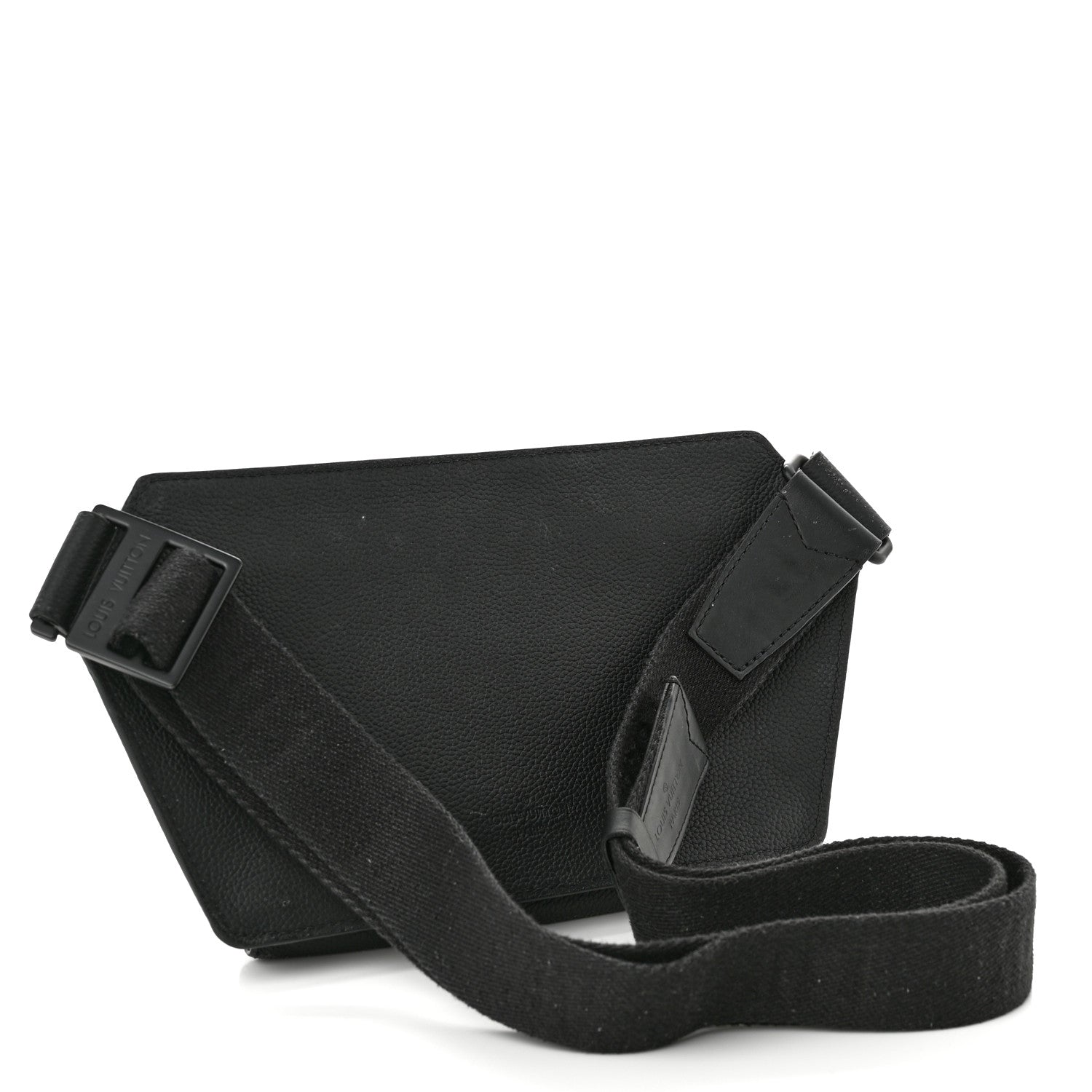 Louis Vuitton Grained Calfskin Aerogram Slingbag Black 3 of 10