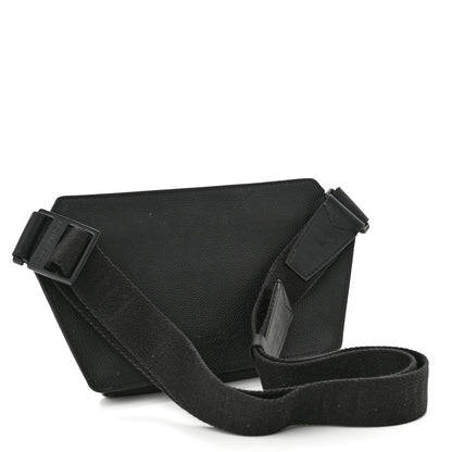 Louis Vuitton Grained Calfskin Aerogram Slingbag Black 3 of 10