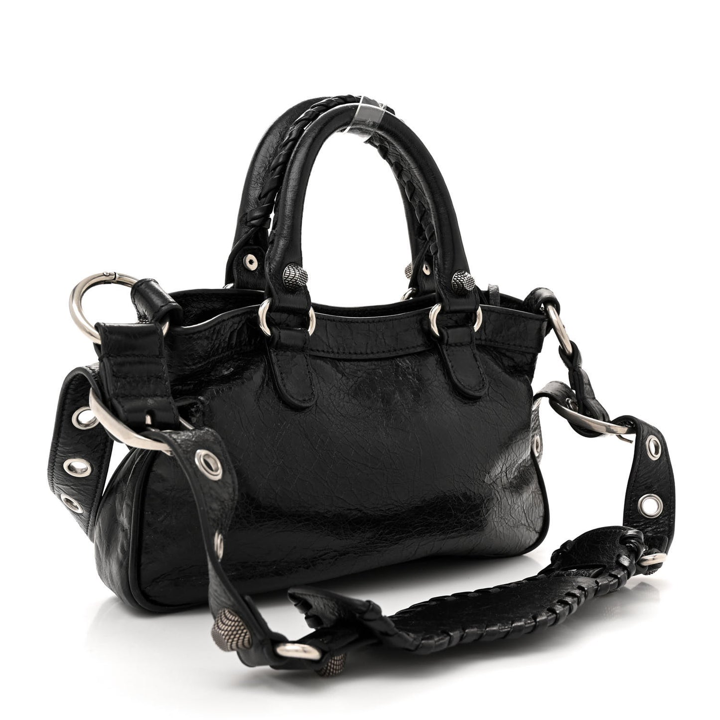Agneau Arena Neo Cagole Mini Handbag Black