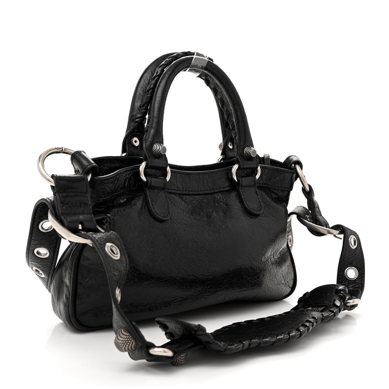 Balenciaga Agneau Arena Neo Cagole Mini Handbag Black 3 of 12