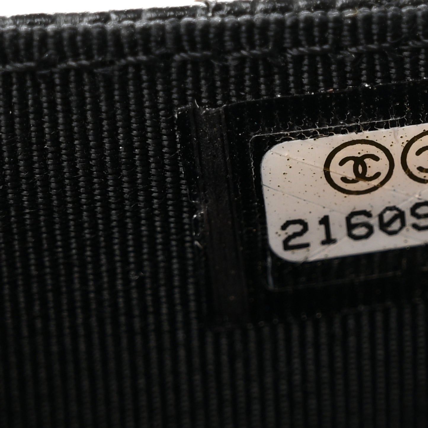 Caviar Quilted Flap Card Holder Black