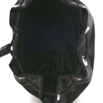Prada Saffiano Tessuto Nylon Vela Bucket Wristlet Black 5 of 9