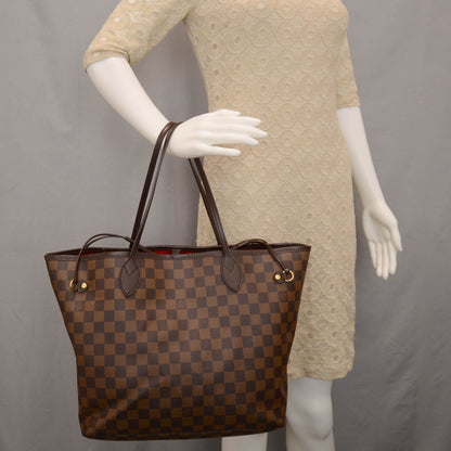 Louis Vuitton Damier Ebene Neverfull MM 2 of 7
