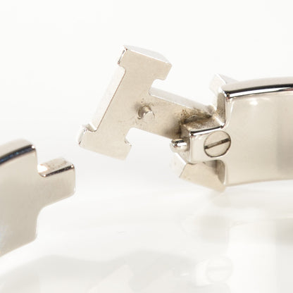 Hermes Enamel Narrow Clic Clac H Bracelet PM White 5 of 6