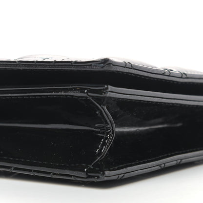 Christian Dior Patent Cannage Lady Dior Convertible Clutch Black 7 of 10