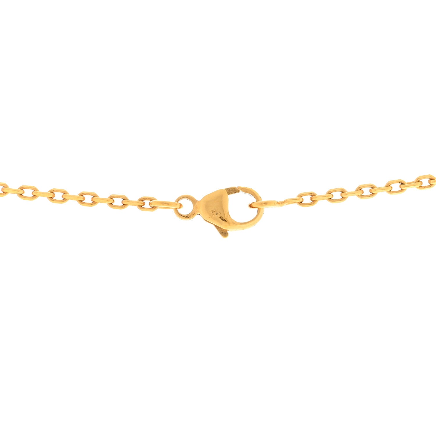 Hermes Lacquered Gold Pop H Pendant Necklace Black 4 of 5