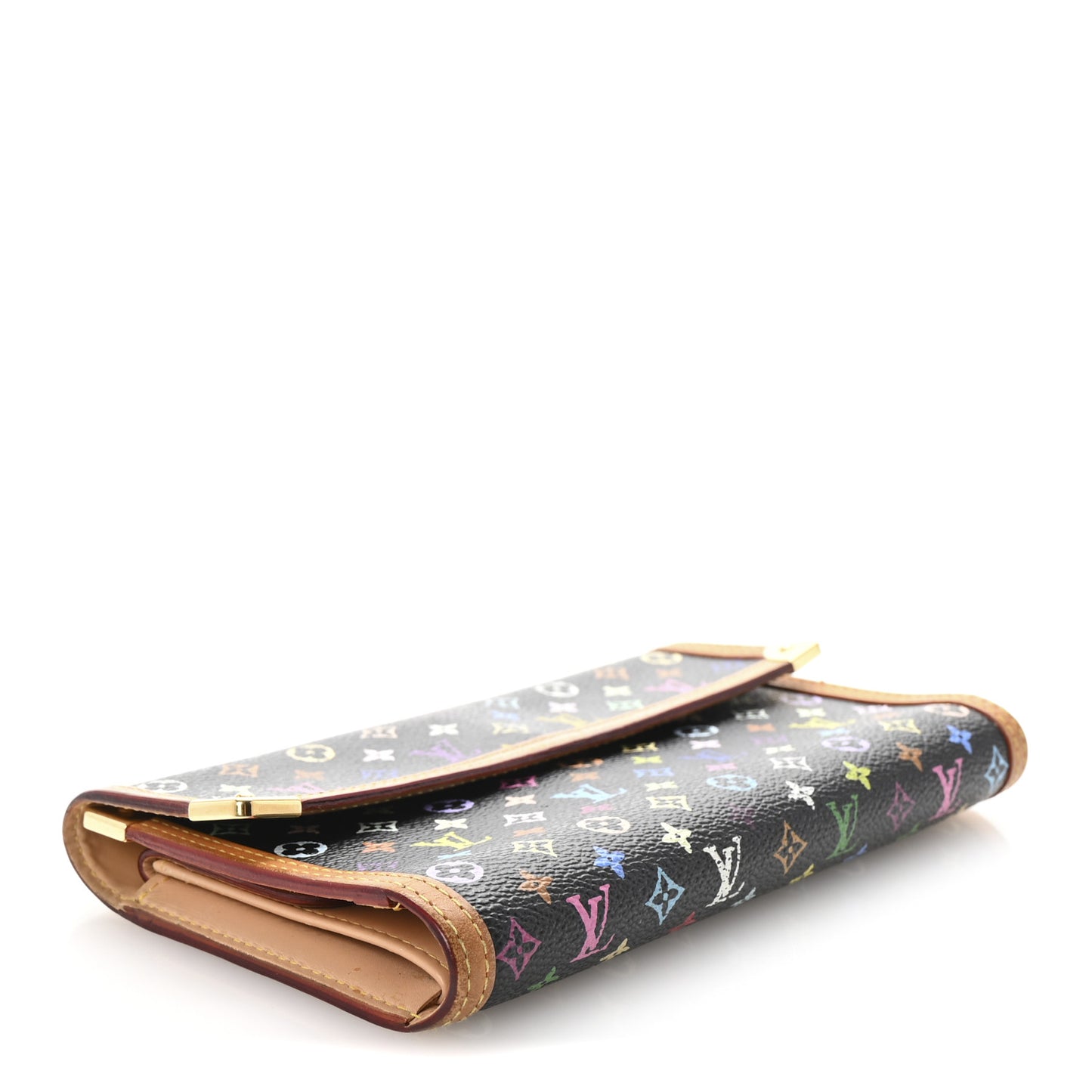 Monogram Multicolor Porte Tresor International Wallet Black