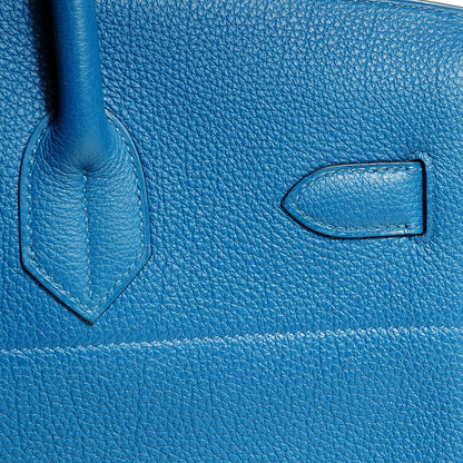 Hermes Togo HAC Birkin 40 Bleu de Galice 6 of 23