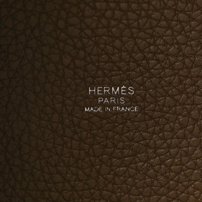 Hermes Taurillon Clemence Picotin Lock 22 MM Etoupe 6 of 12