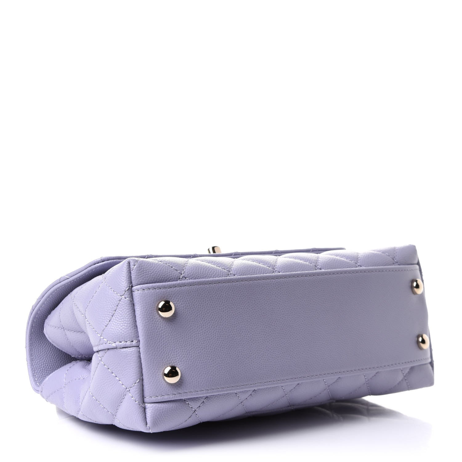 Chanel Caviar Quilted Mini Coco Handle Flap Light Purple 4 of 11