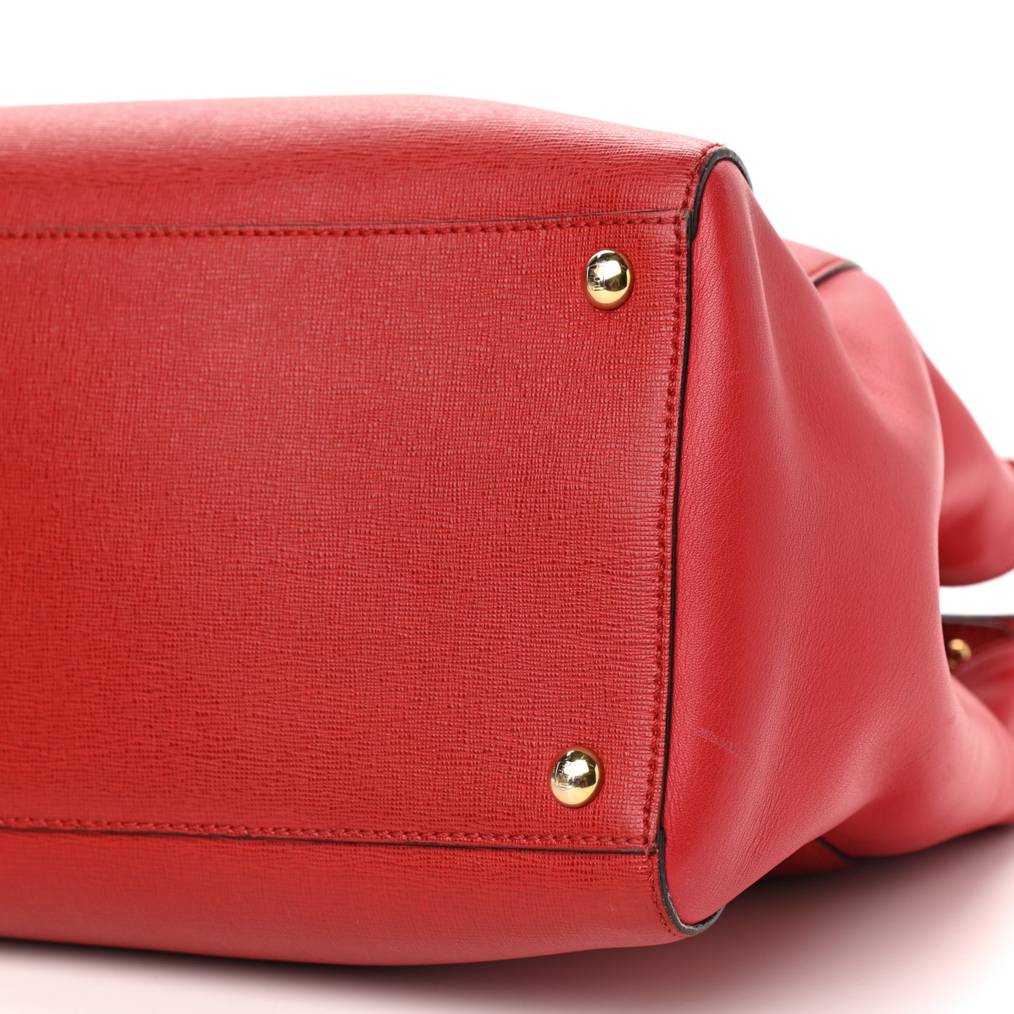 Vitello Elite Flamingo Regular 2Jours Tote Rosso Fiamma