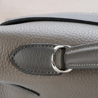 Hermes Togo Horseshoe Tri Color Kelly Retourne 40 Etain Gris Tourterelle Graphite 39 of 41