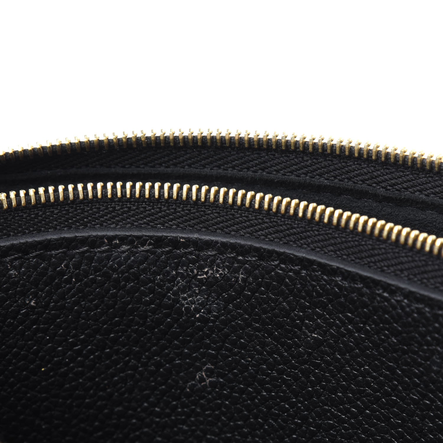 Louis Vuitton Empreinte Double Zip Pochette Black 9 of 17