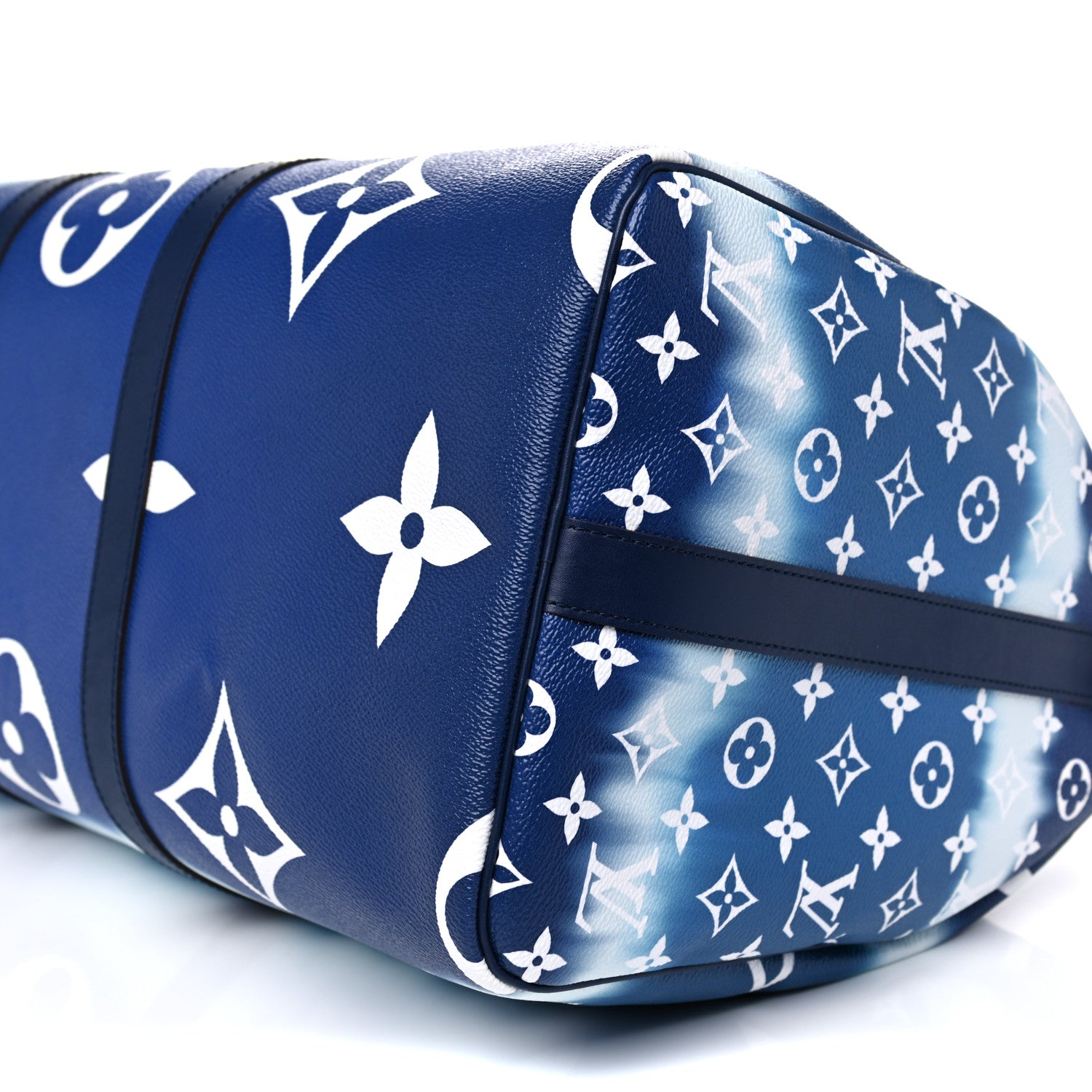 Louis Vuitton Monogram Escale Keepall Bandouliere 50 Blue 9 of 12