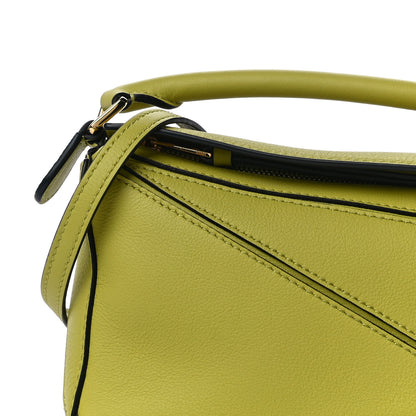 Loewe Calfskin Mini Puzzle Bag Green 7 of 9