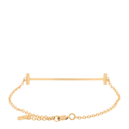 Tiffany 18K Yellow Gold T Smile Bracelet 2 of 3