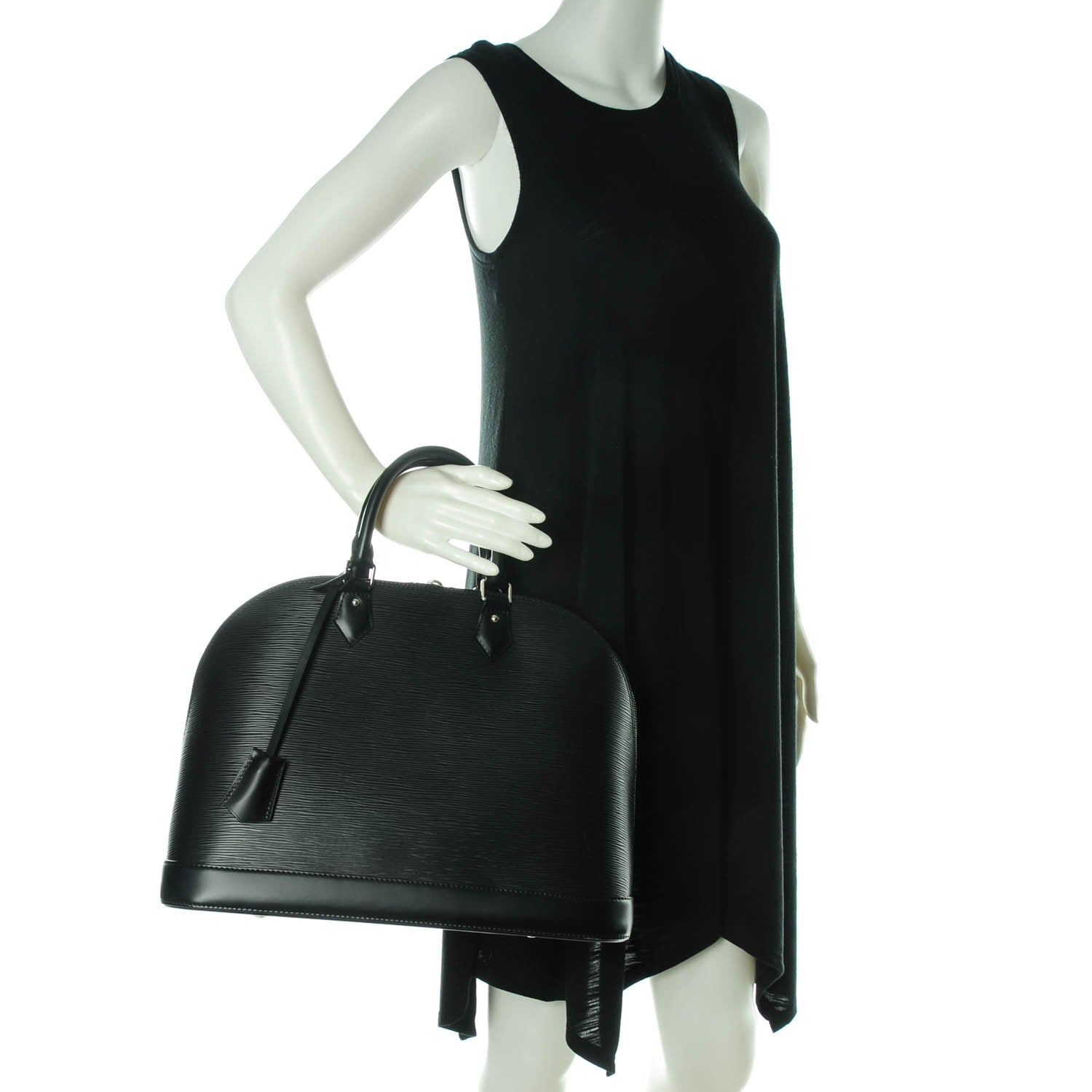 Louis Vuitton Epi Alma GM Black 2 of 7