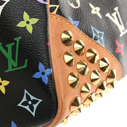 Louis Vuitton Monogram Multicolor Chrissie Black 10 of 11