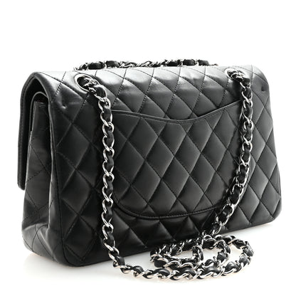 Chanel Lambskin Quilted Medium Double Flap Black 3 of 10