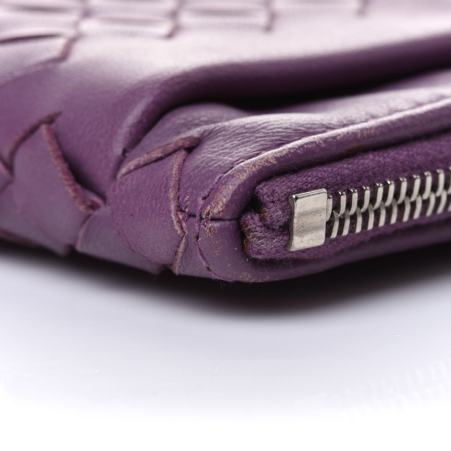 Nappa Intrecciato Key Case Byzantine