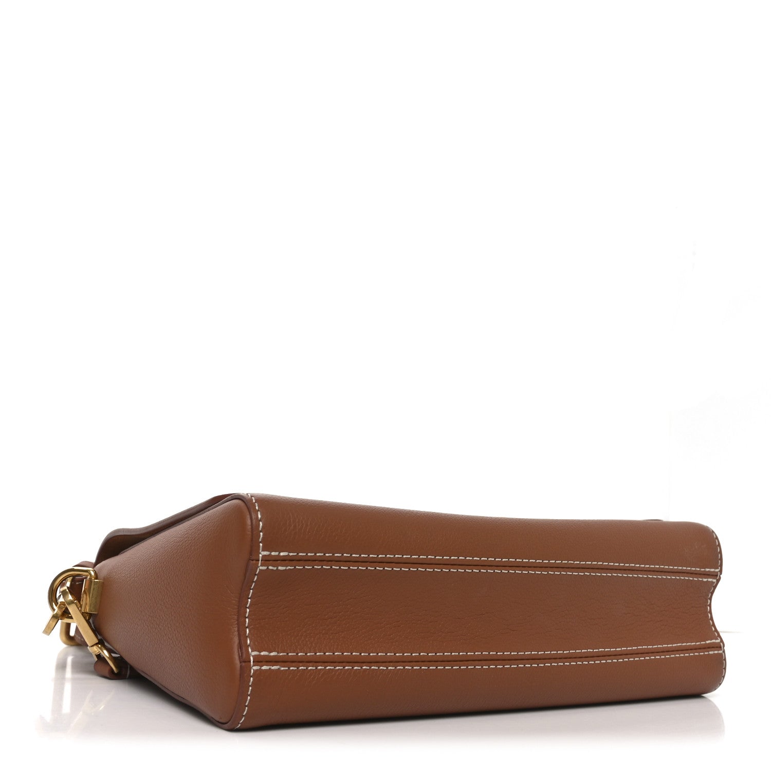 Louis Vuitton Calfskin Soft Twist Shoulder Bag Cognac 4 of 9