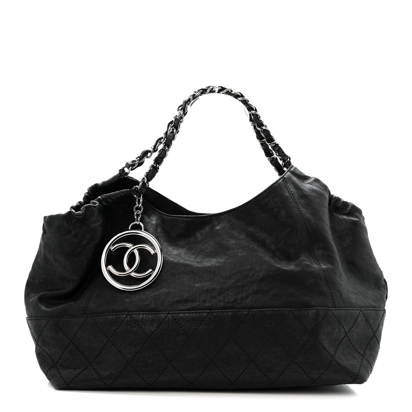 Calfskin Baby Coco Cabas Black Black