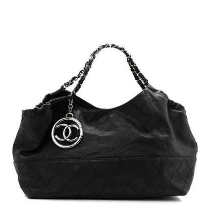 Chanel Calfskin Baby Coco Cabas Black Black 1 of 15
