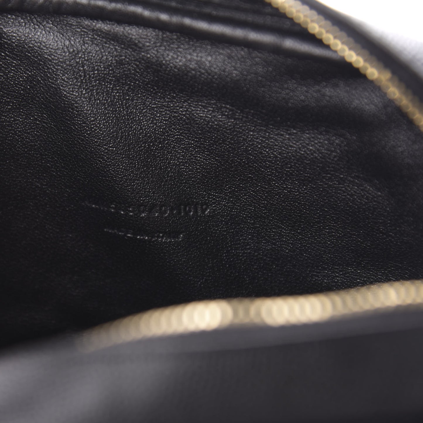 Grain De Poudre Matelasse Monogram Mini Lou Camera Bag Black