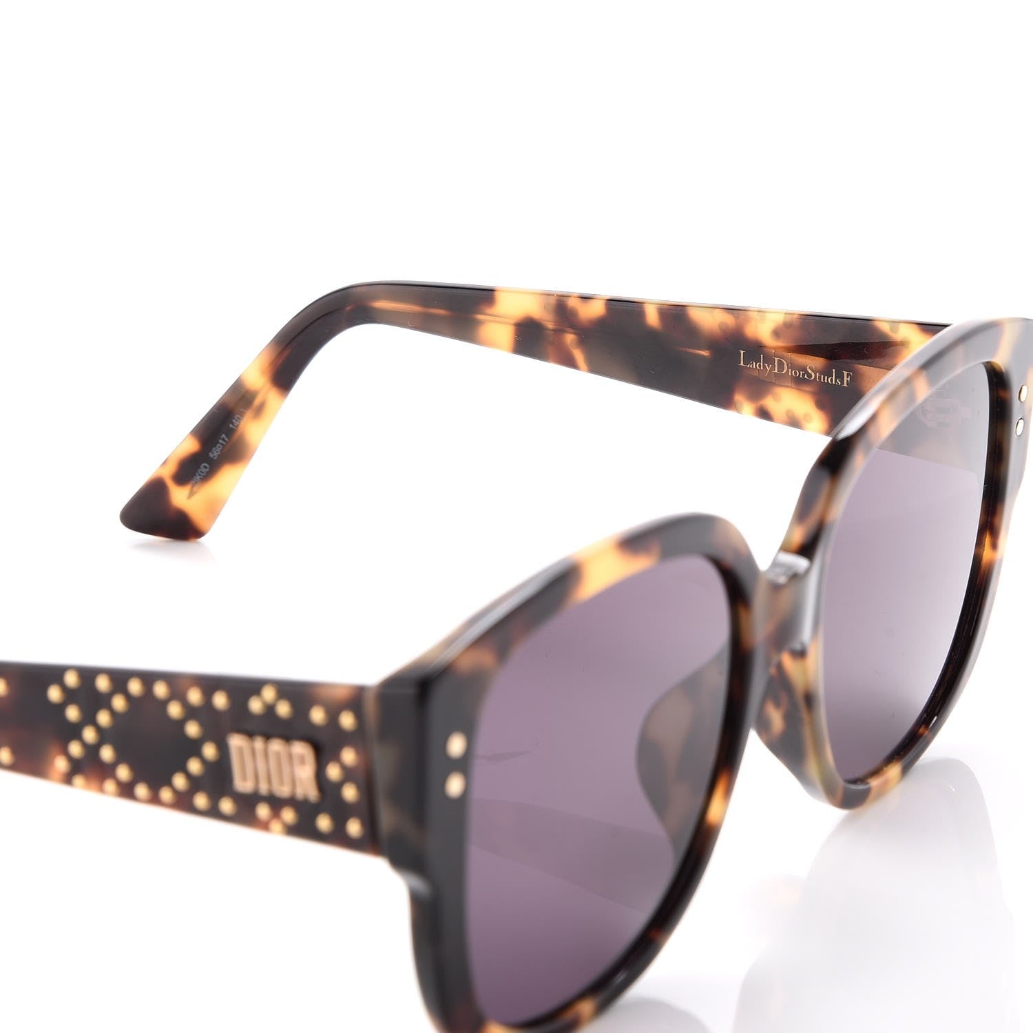 Christian Dior Lady Dior Studs Sunglasses Dark Havana 6 of 10