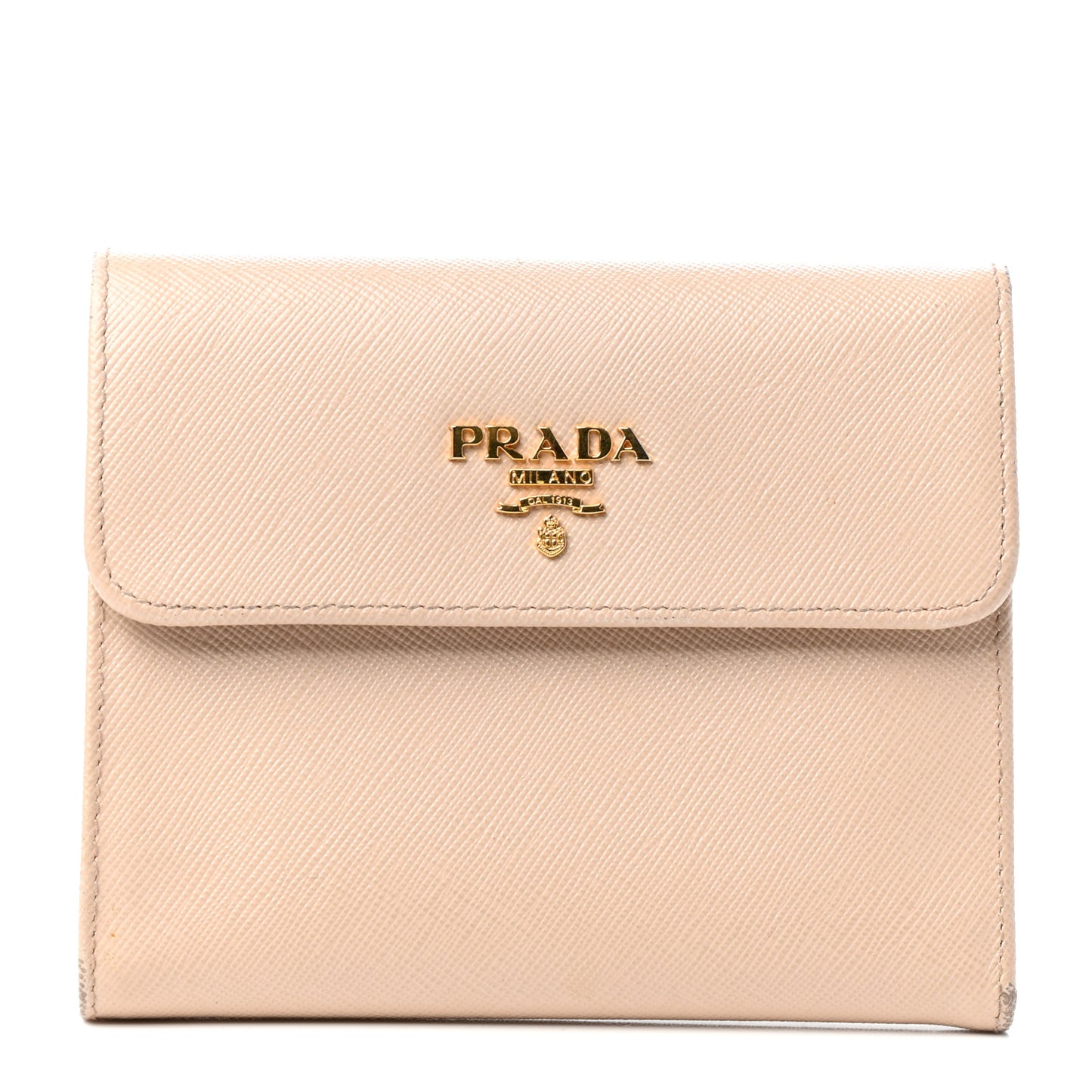 Saffiano Metal Flap Wallet Orchidea