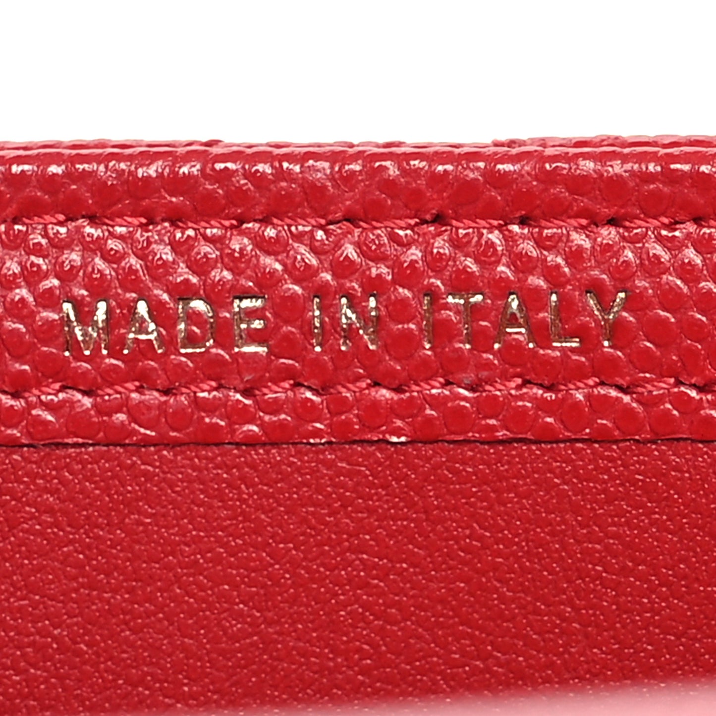 Caviar Quilted Classic Phone Holder Red
