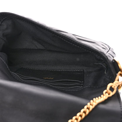 Fendi Nappa FF 1974 Embossed Mini Baguette Black 5 of 10
