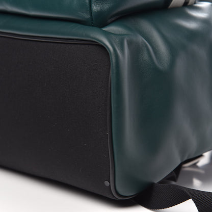 Saint Laurent Calfskin City Backpack Green 9 of 11