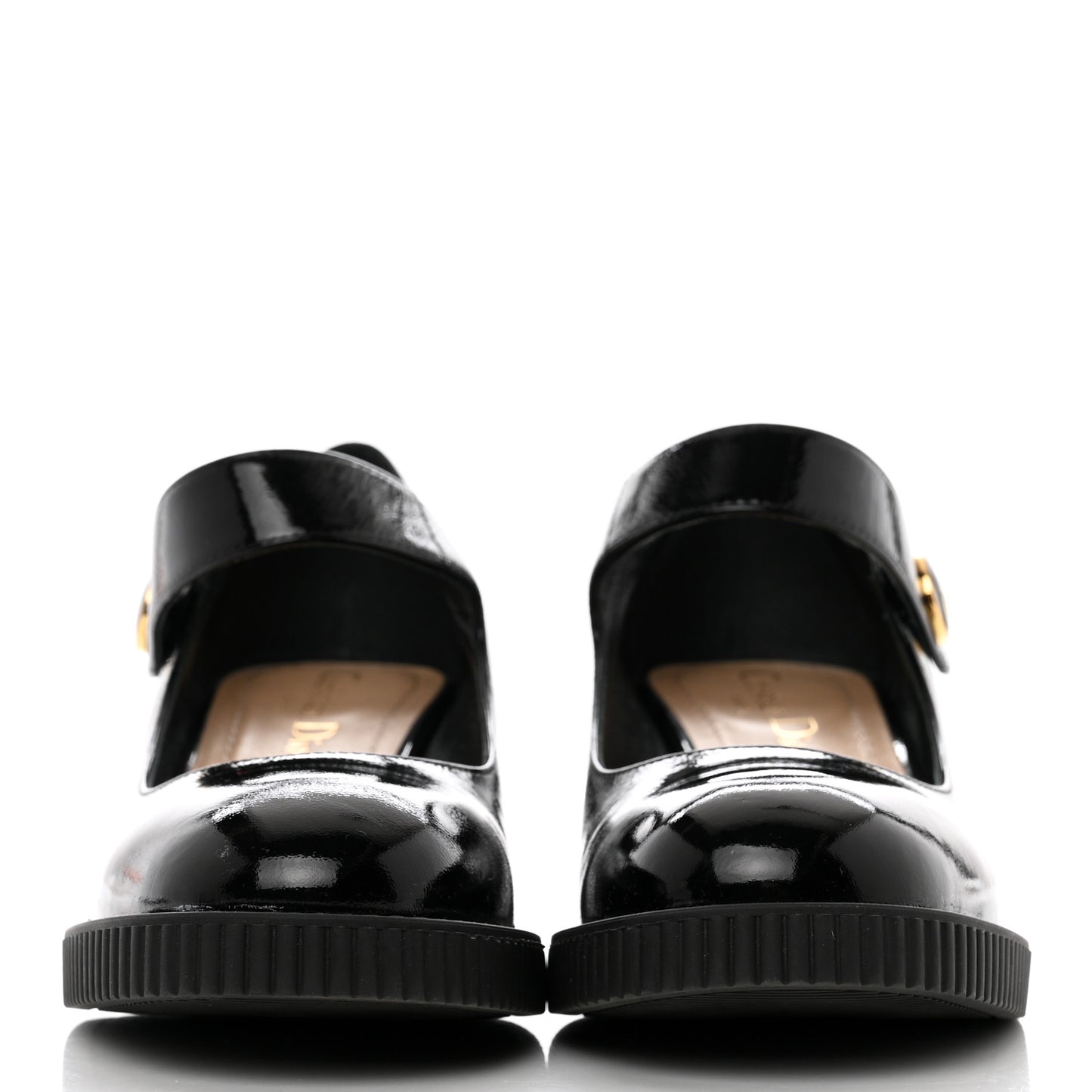 Brushed Calfskin Uniform 30mm Pumps 35.5 Black