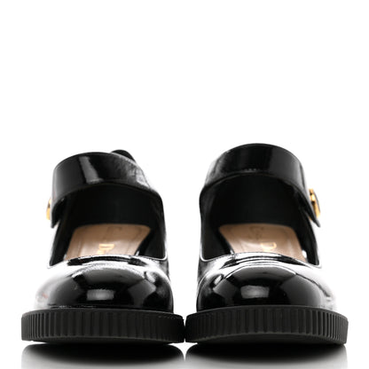 Christian Dior Brushed Calfskin Uniform 30mm Pumps 35.5 Black 2 of 8