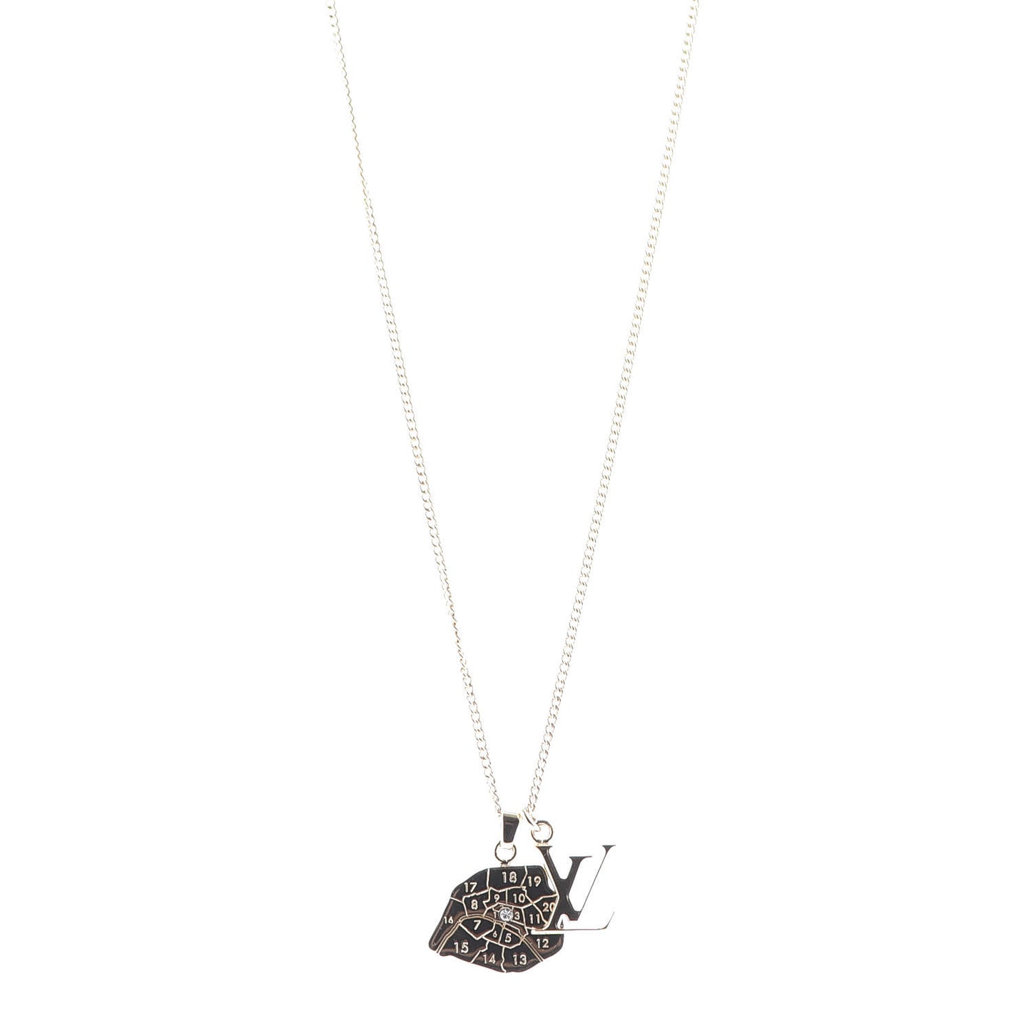 Paris Pendant Necklace Gold