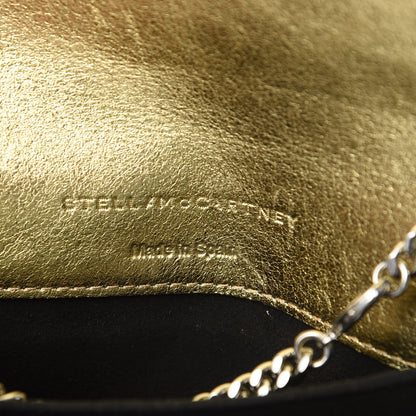 Stella McCartney Metallic Alter Nappa Star Flap Shoulder Bag Gold 6 of 12