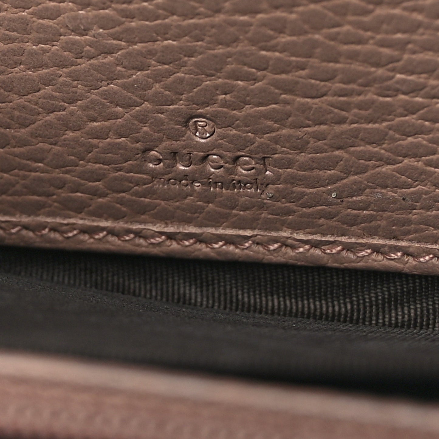 Dollar Calfskin GG Supreme Monogram GG Marmont Zip Around Wallet Porcelain Rose Beige Ebony