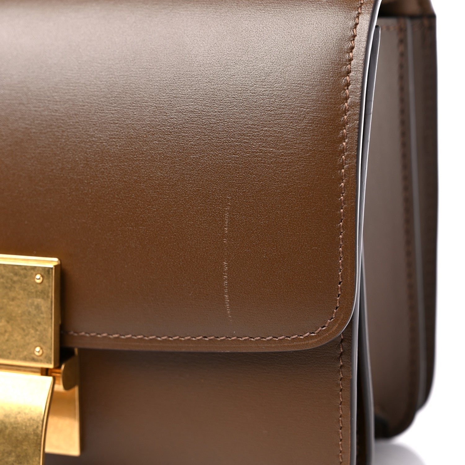 Celine Smooth Calfskin Small Classic Box Flap Bag Camel 11 of 11