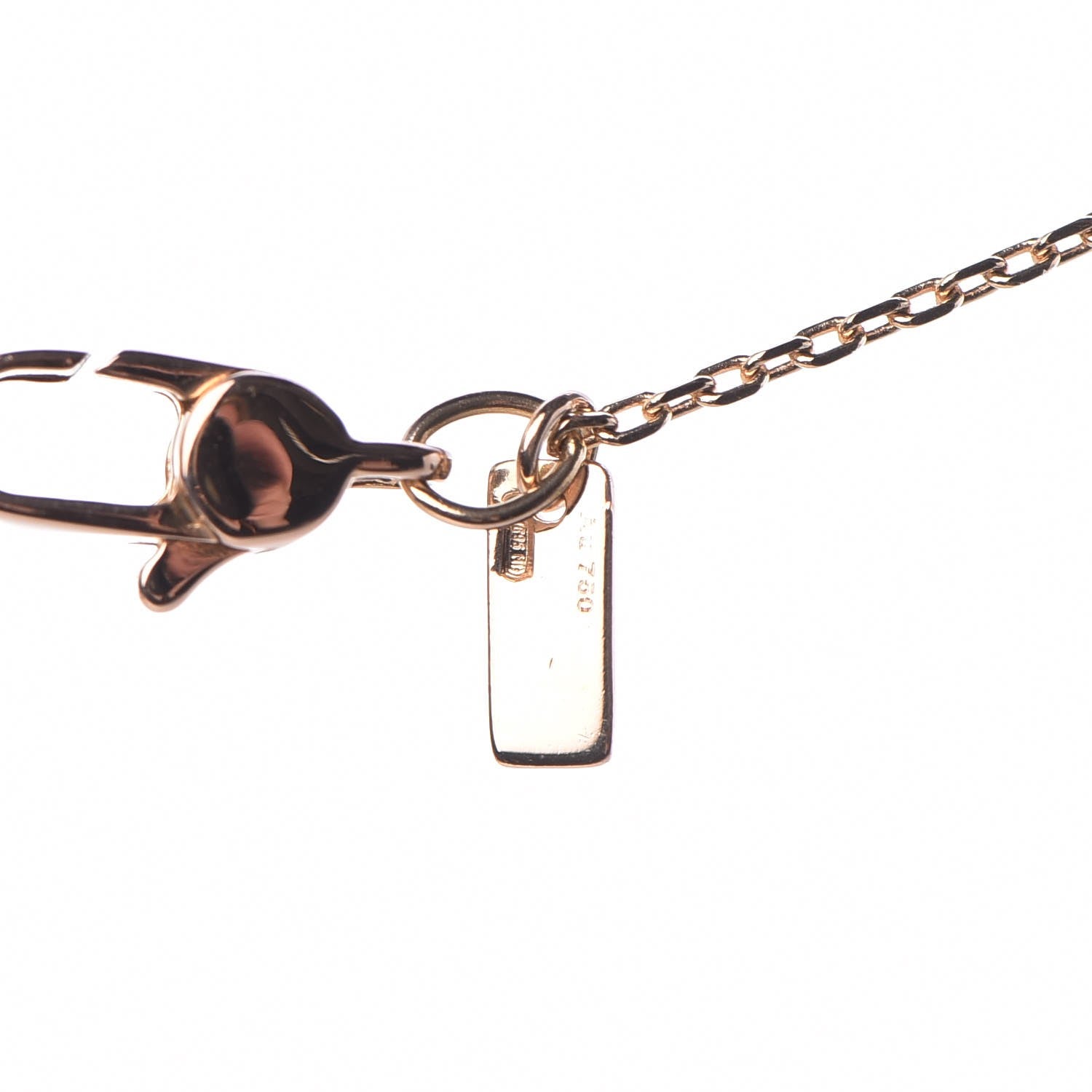 Gucci 18K Rose Gold Icon Twirl Necklace 7 of 8