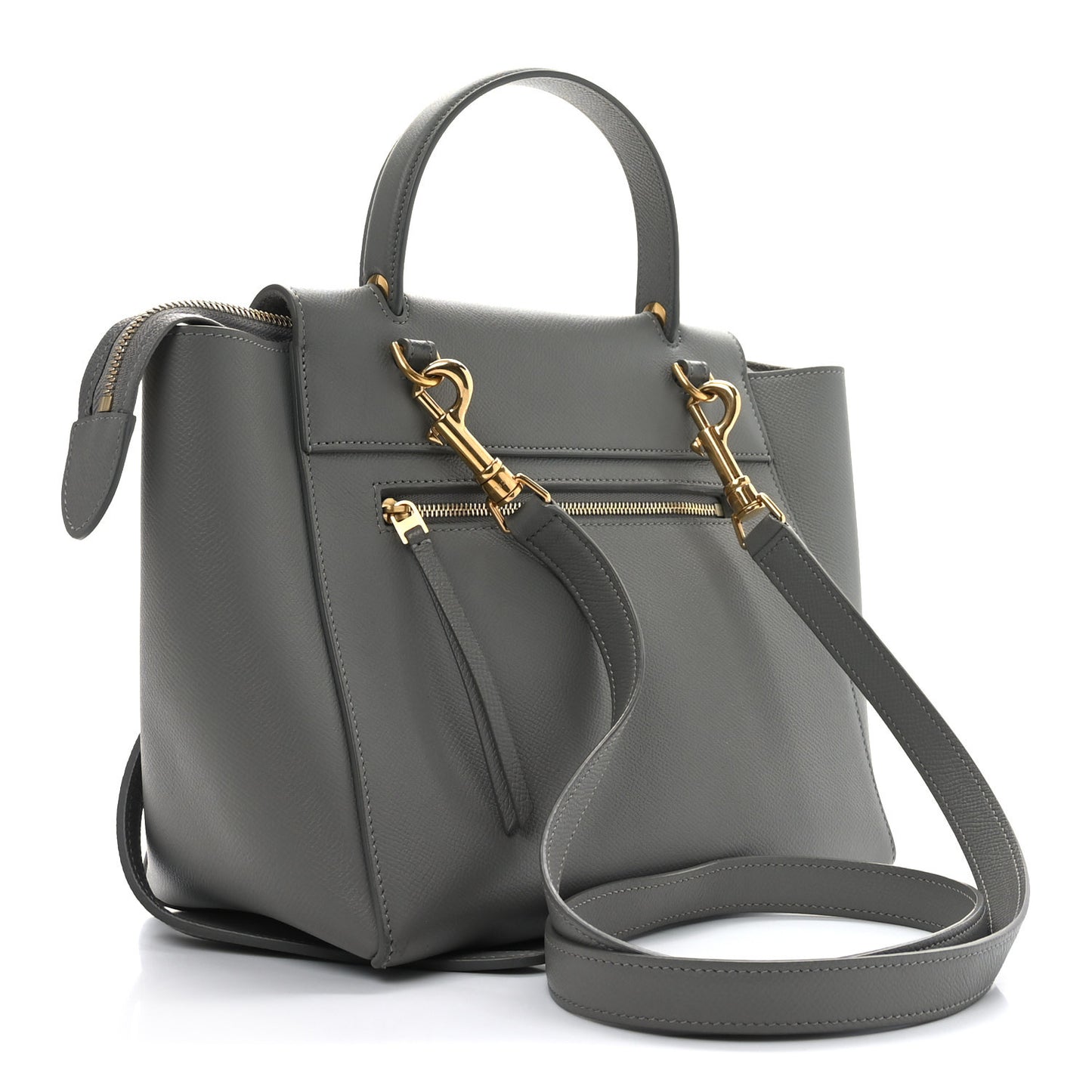 Grained Calfskin Micro Belt Bag Cloud