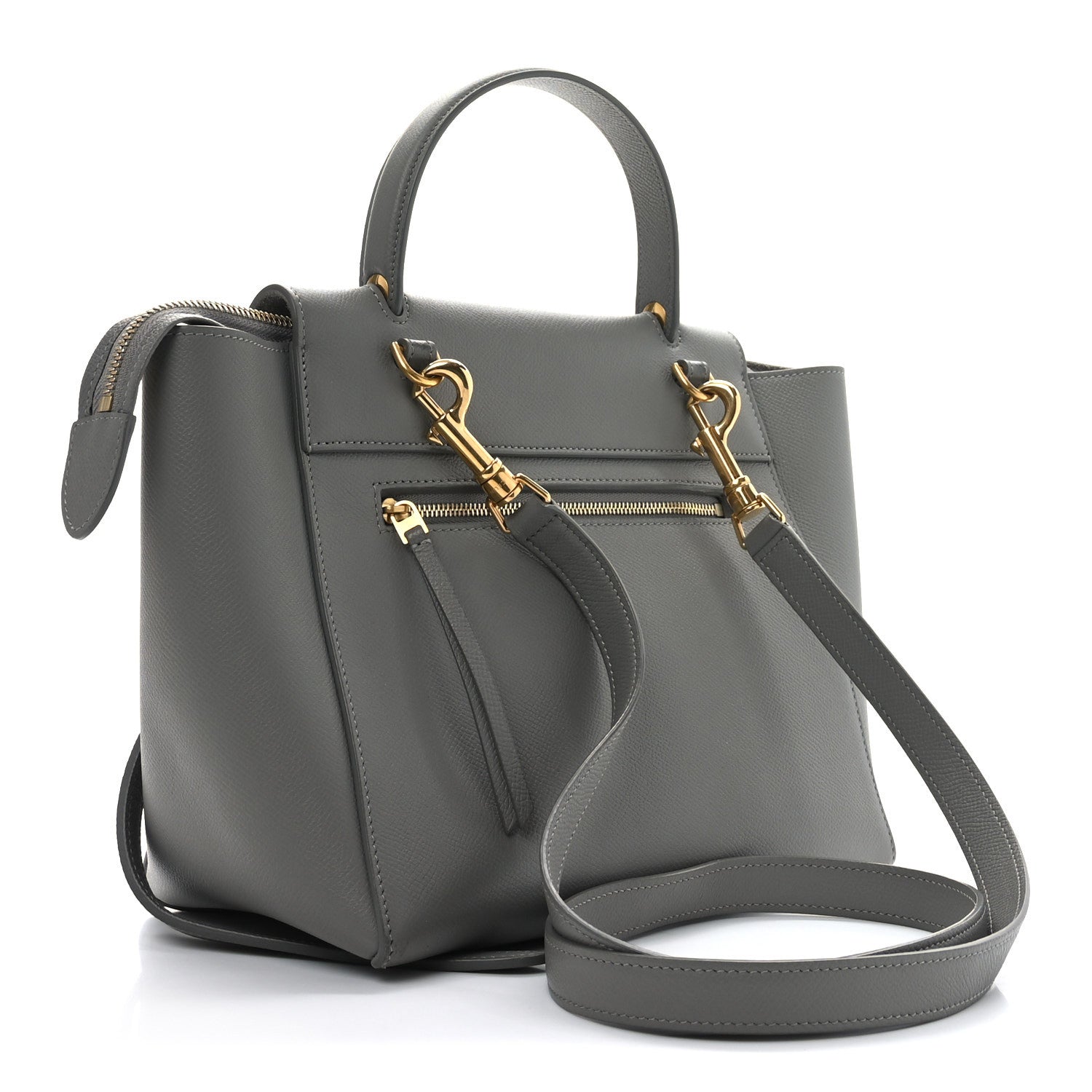 Celine Grained Calfskin Micro Belt Bag Cloud 3 of 10