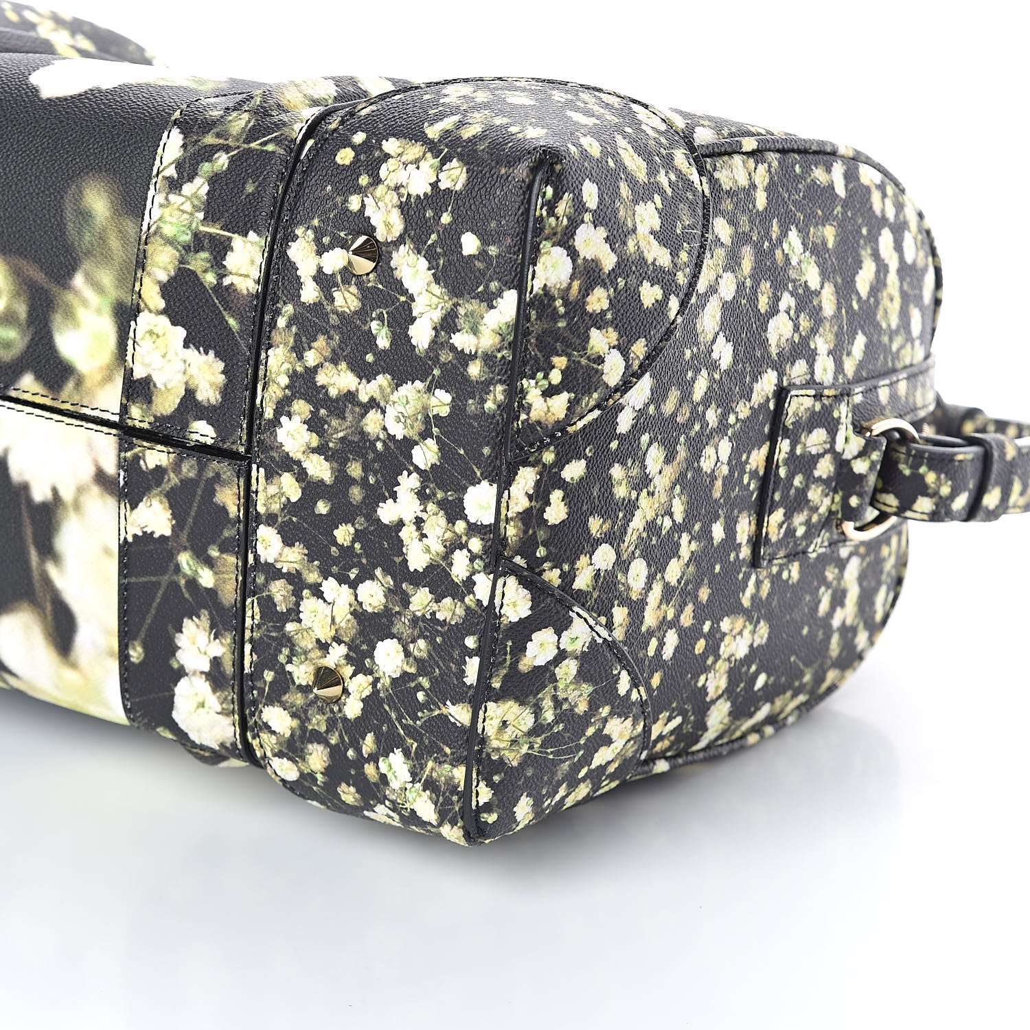Givenchy Textured Coated Canvas Baby's Breath Print Medium Lucrezia Black 9 of 9