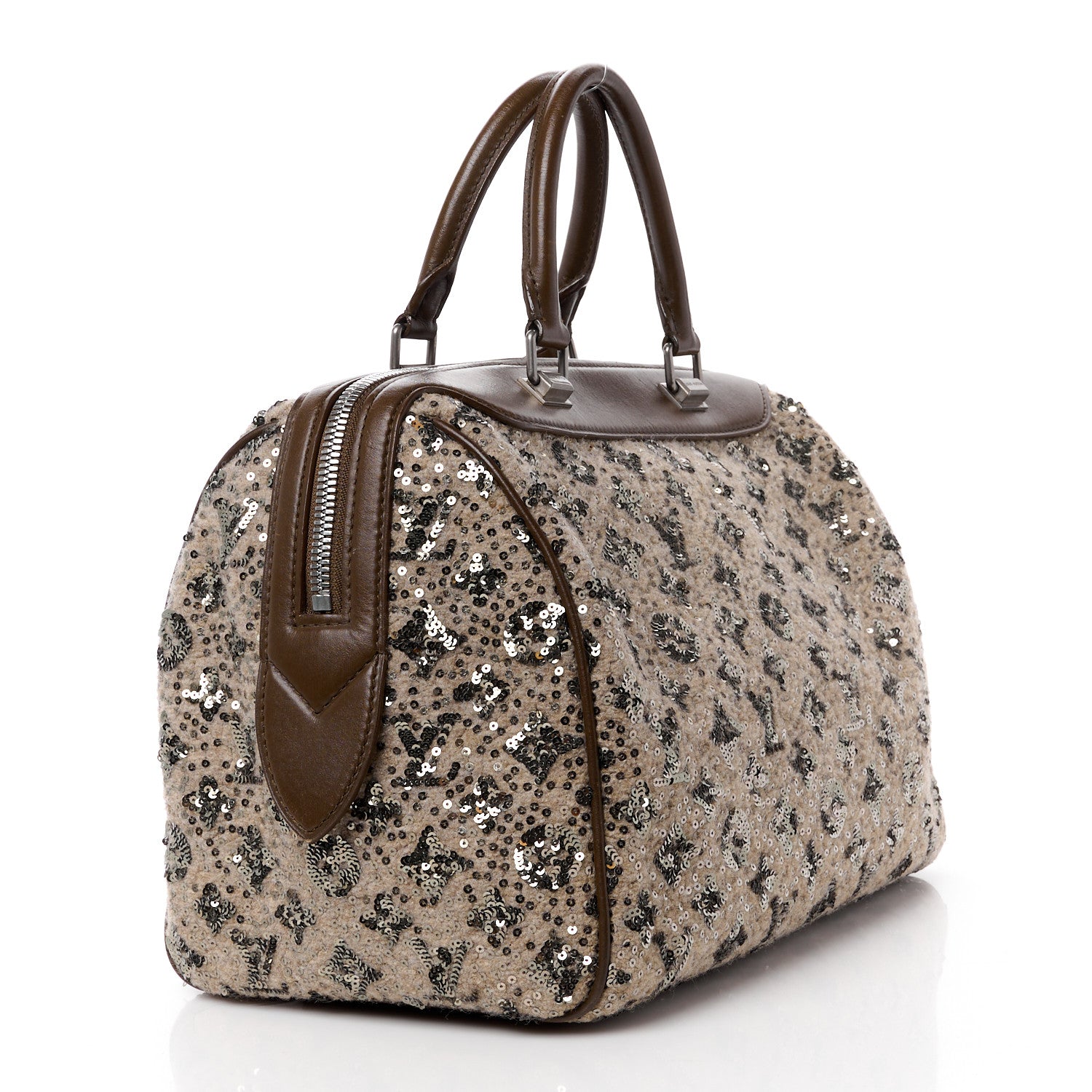 Louis Vuitton Sequin Monogram Sunshine Express Speedy Kaki 3 of 17