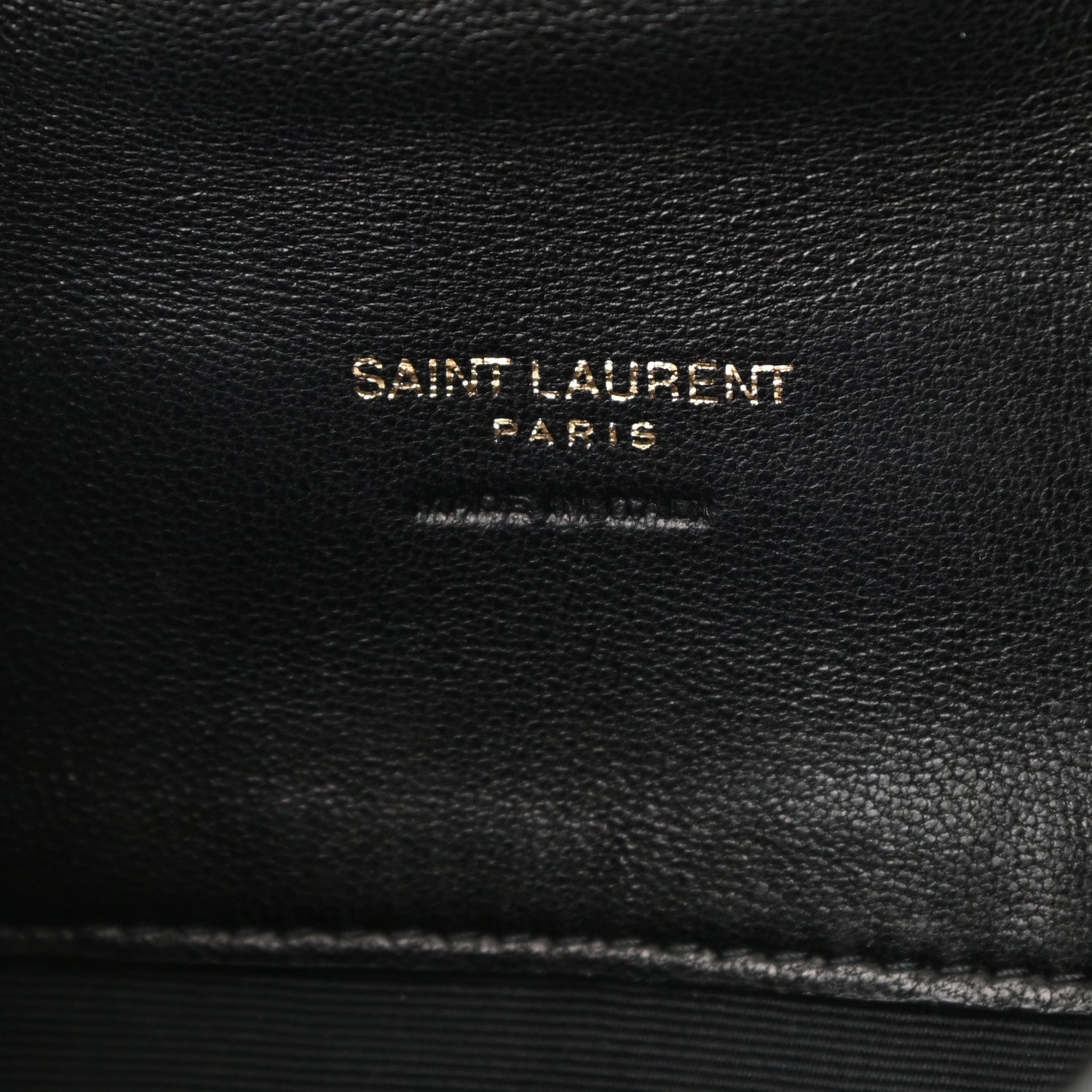 Saint Laurent Lambskin Monogram Loulou Puffer Pouch Clutch Black 7 of 9