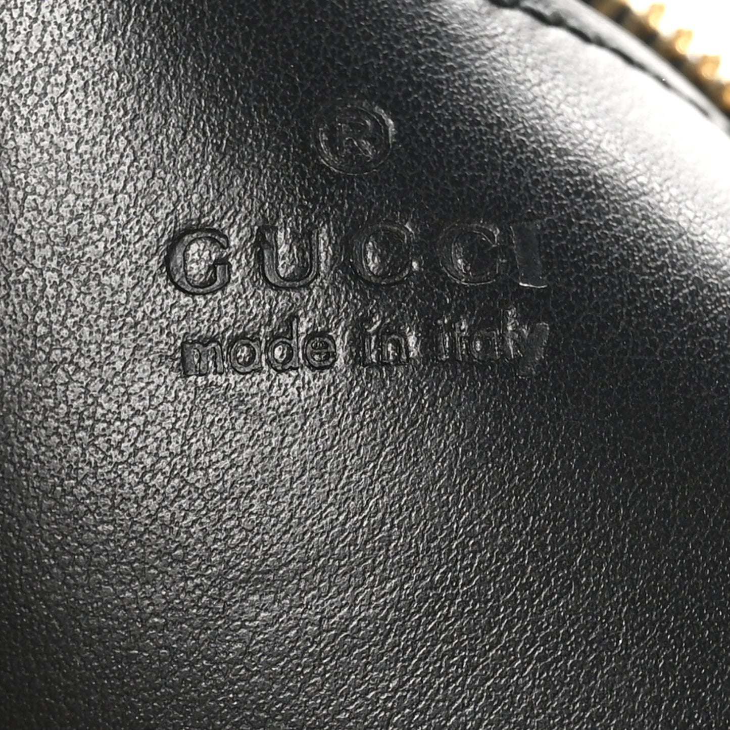 Calfskin GG Matelasse Mini Hobo Shoulder Bag Black