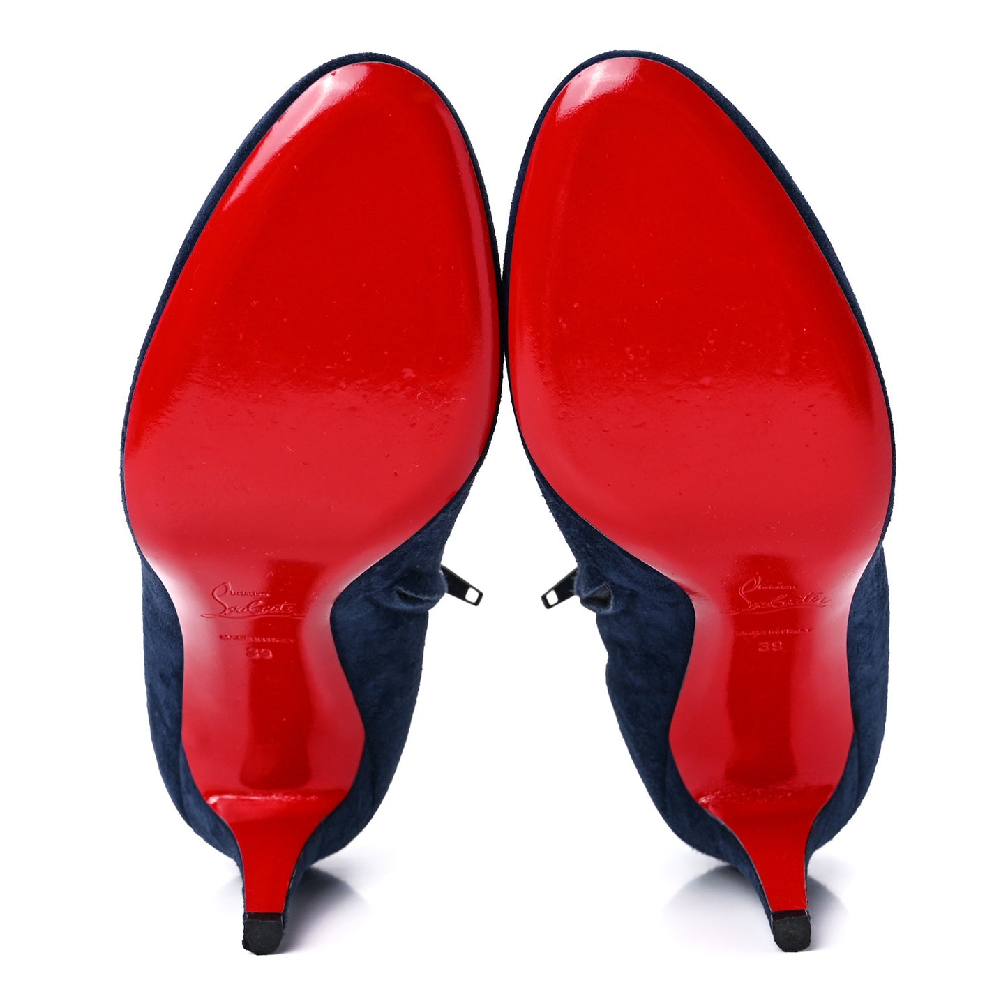 Veau Velours Belle 85 Ankle Boots 39 China Blue
