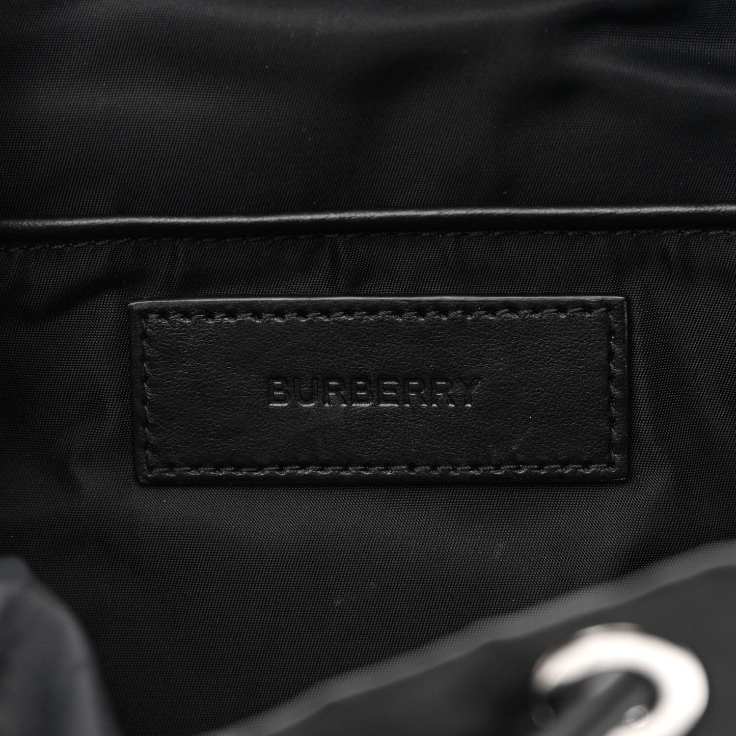 Nylon Logo Print Small Rucksack Backpack